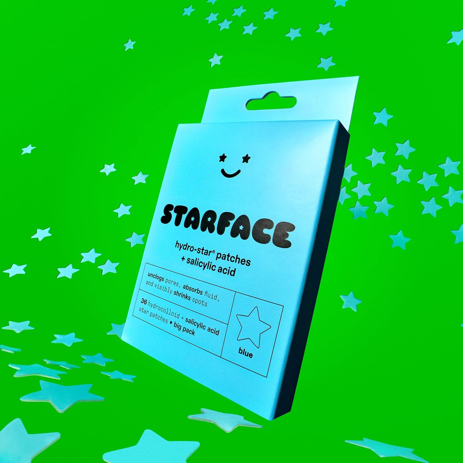 Starface Hydro-Star Recovery Patches BIG PACK, Hydrocolloid Patches with Aloe Vera and Vitamin A, Helps Soothe and Protect Skin After Picking, Shrinks Spots, Vegan, Cruelty-Free Skincare (96 Count)