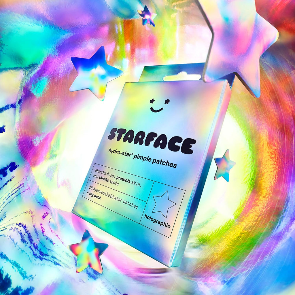 Starface Hydro-Star Recovery Patches BIG PACK, Hydrocolloid Patches with Aloe Vera and Vitamin A, Helps Soothe and Protect Skin After Picking, Shrinks Spots, Vegan, Cruelty-Free Skincare (96 Count)